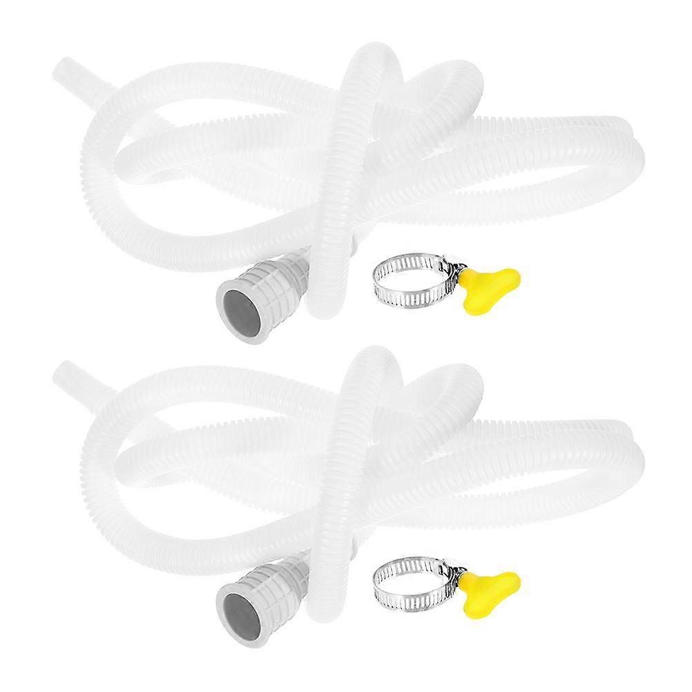 2pcs Portable Air Conditioner Hose Universal Ac Drain Hose For Window Ac Unit Flexible Drain Pipe Air Conditioner Drain Hose