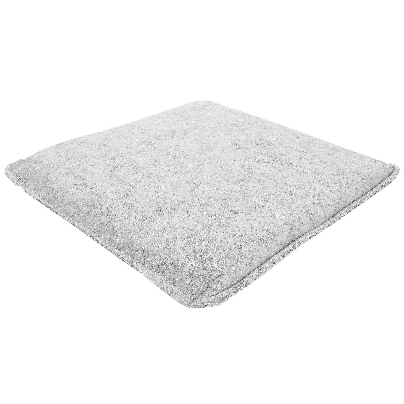 Wool Felt Chair Cushion for Office & Home Ergonomic Support High Temperature Resistant Durable Comfortable Seating Mat for Long Sitting Sessions
