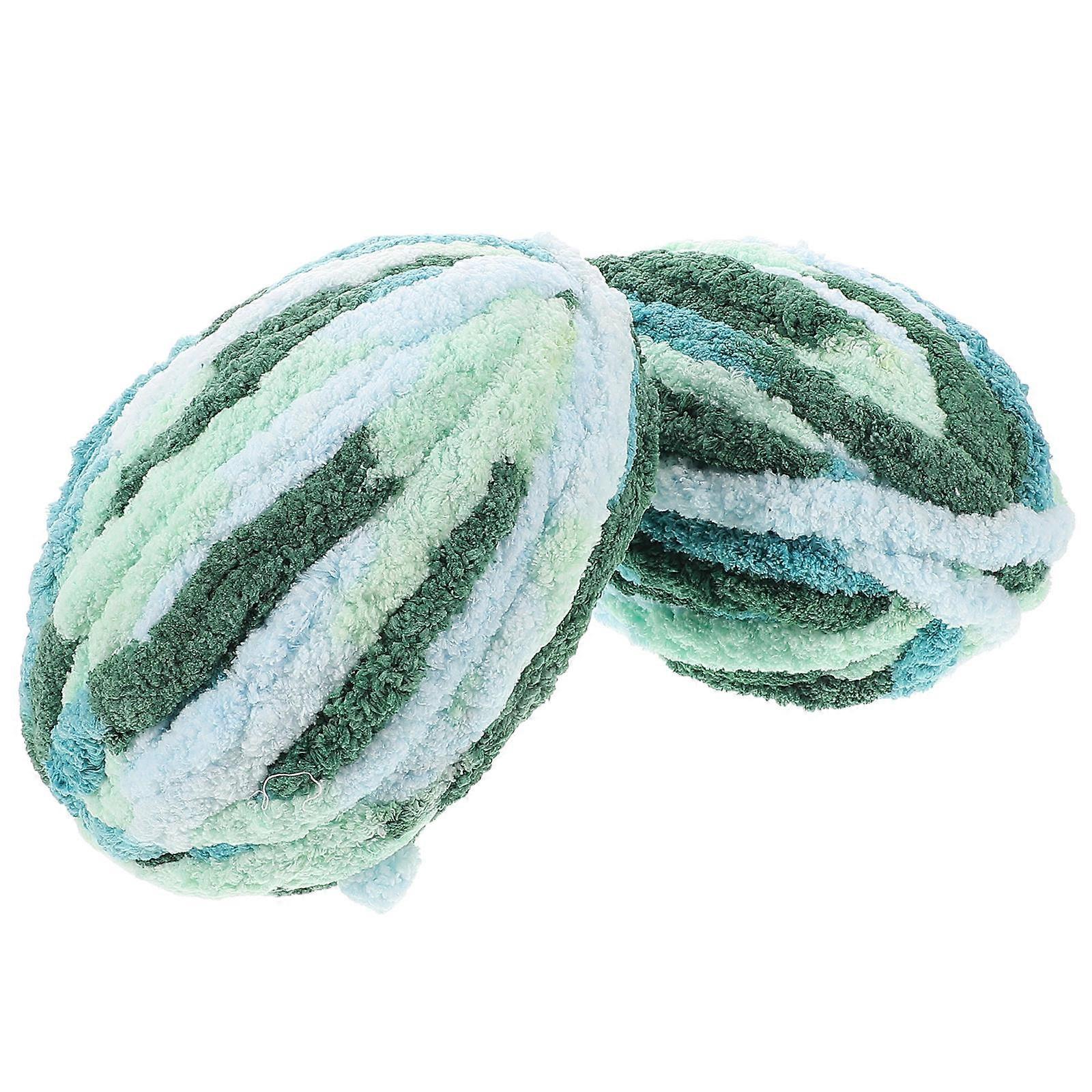 Big Chunky Soft Yarn Hand Knitting Diy Projects Home Decor Assorted Color Polyester 8Pack