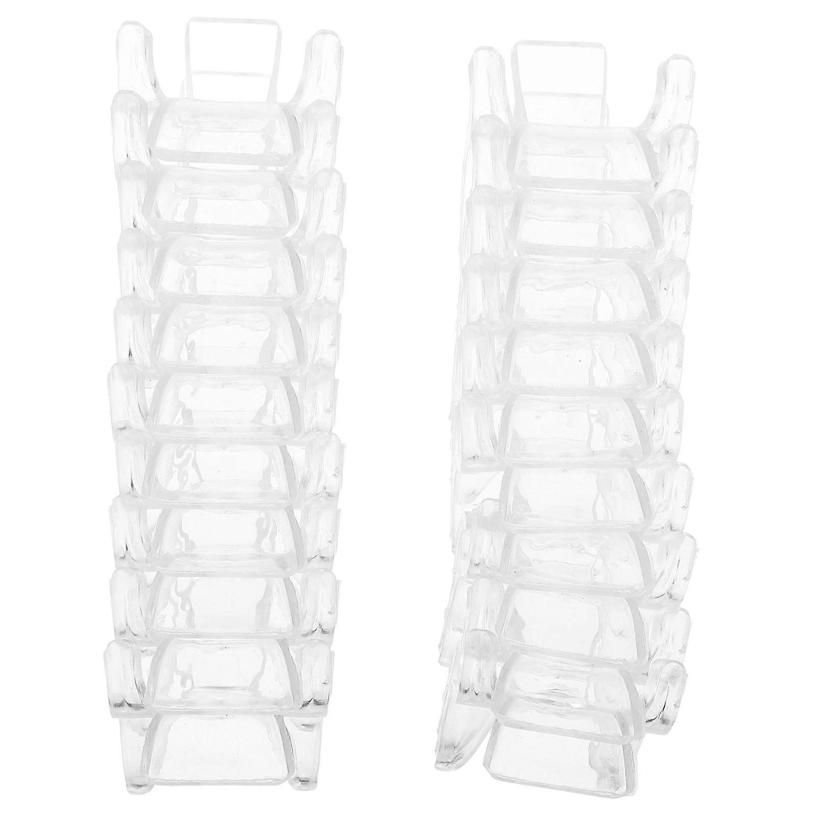 Rock Stands For Display Simple and Elegant Appearance Acrylic Stand for Minerals Gemstones 20Pack