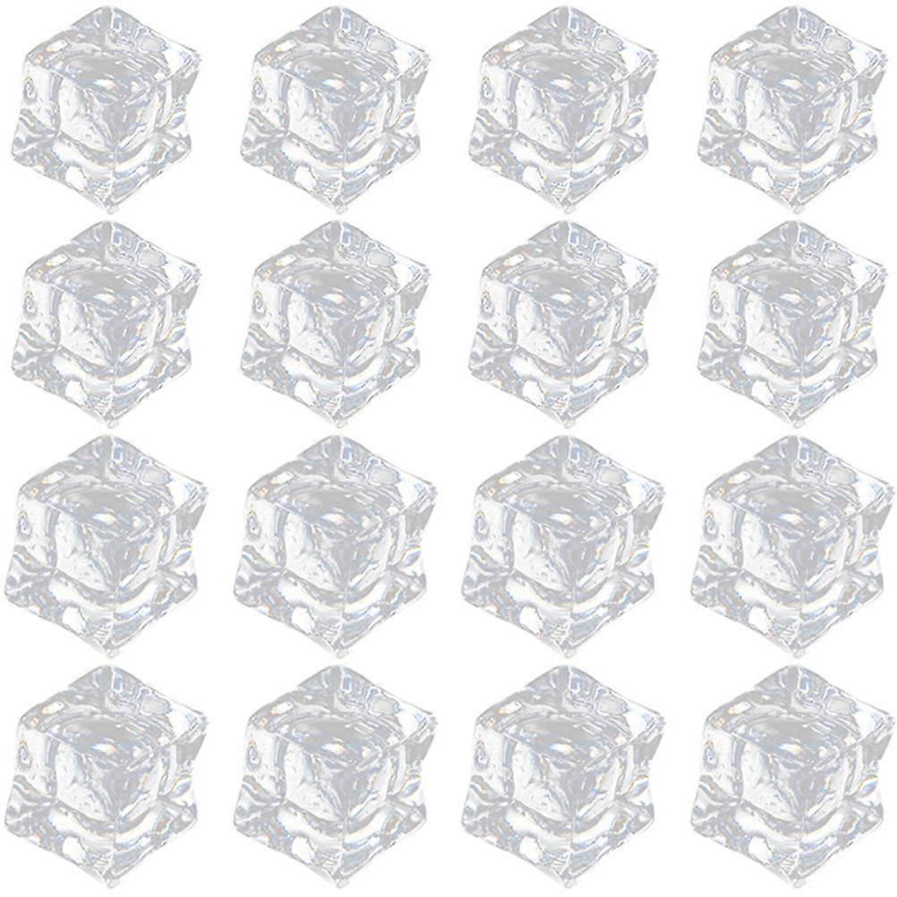 Simulated Ice Cubes Transparent Reusable Ice Cubes Evening Banquet Event Organizers 60Pcs