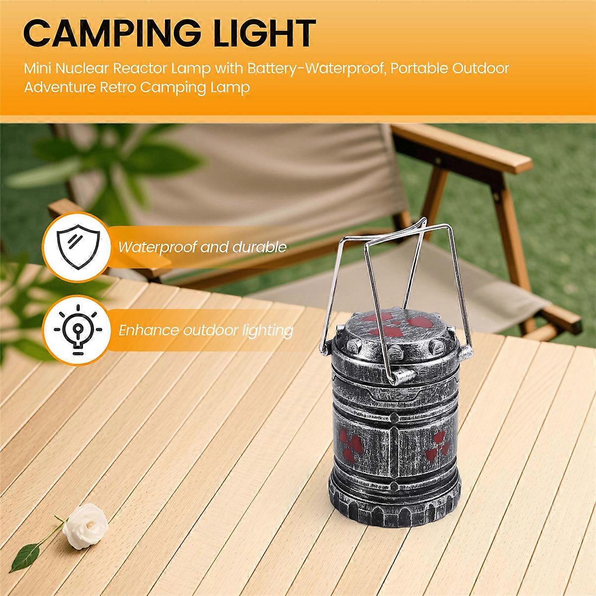 Mini Nuclear Reactor Lamp with Battery-Adventure Retro Camping Lamp