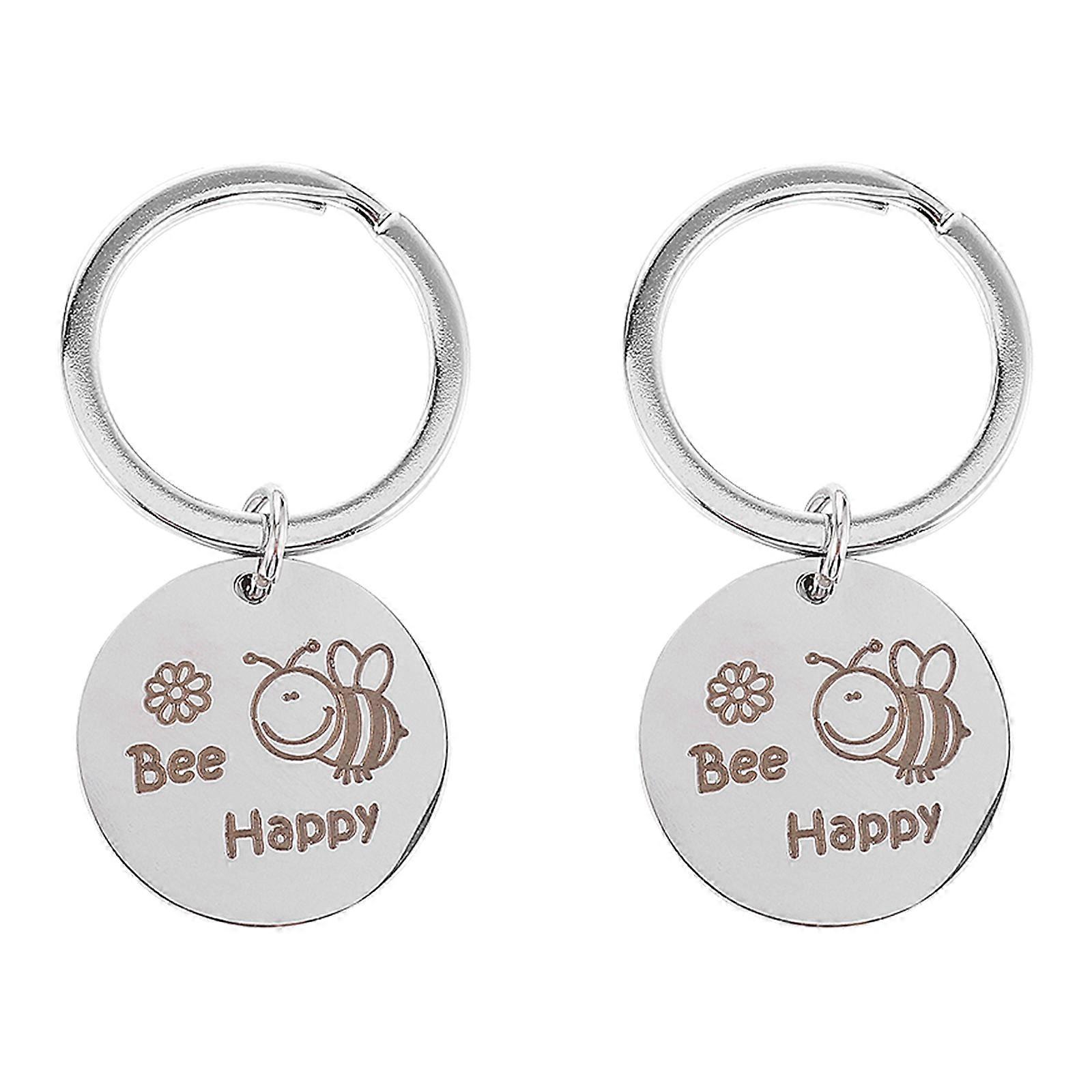 Stainless Key Holders Bag Pendant Keychains Durable Key Rings Backpack Accessories Gift