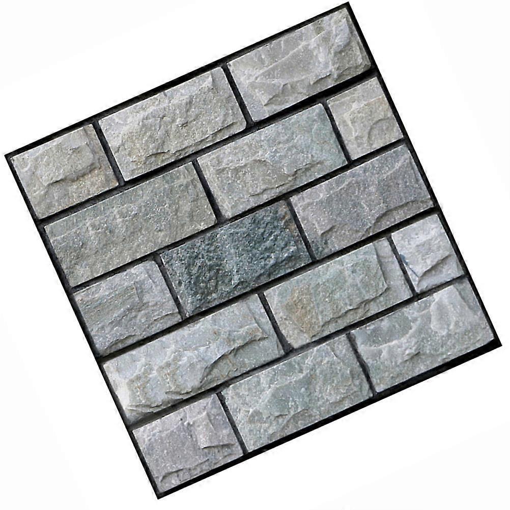 Home Wall Decor Verwijderbaar bakstenen behang Modern 3D-ontwerp voor woonkamer keuken 30x30cm multi hittebestendig 1 stuk
