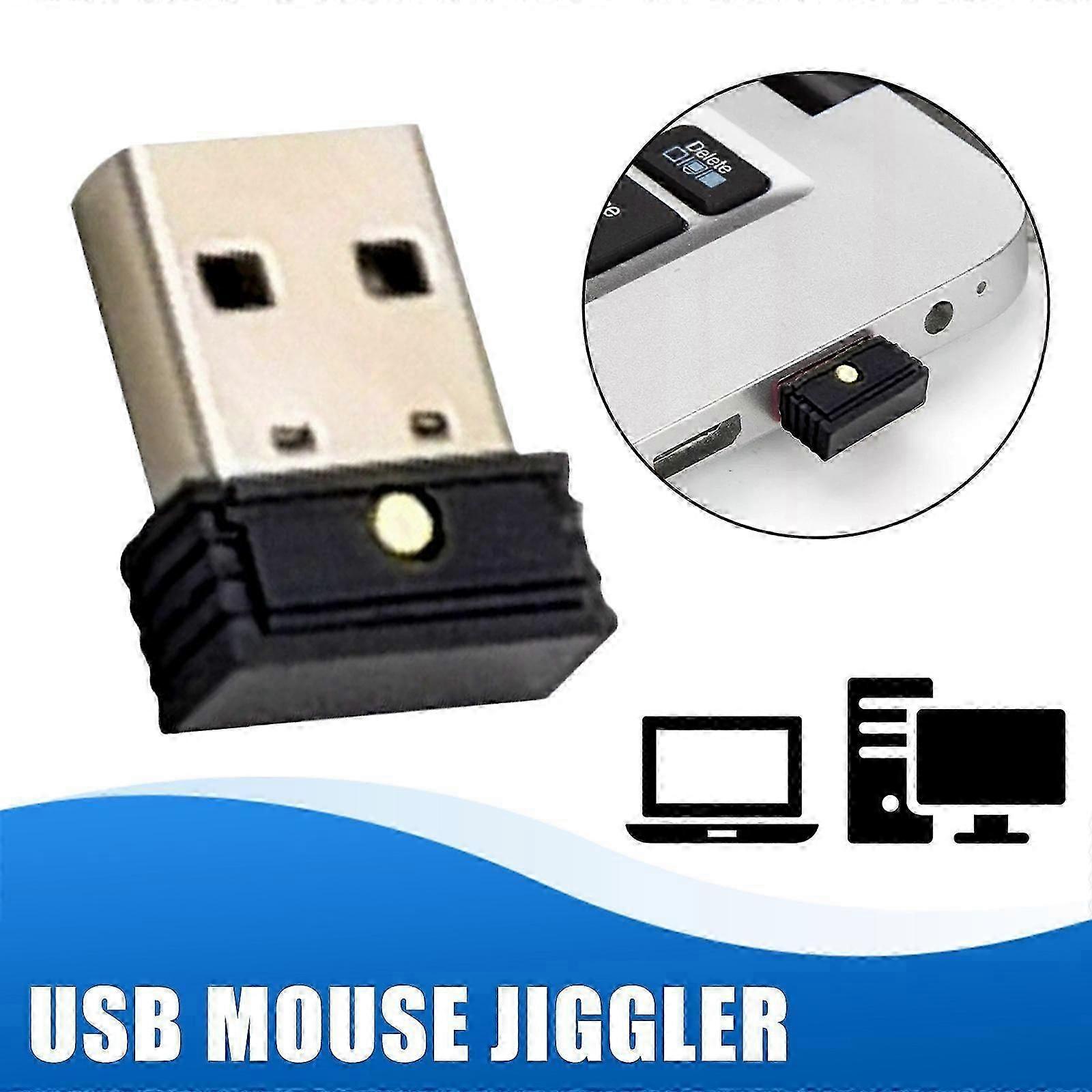 USB Mouse Jiggler, Auatic Computer Mouse Jiggler, Keeps Computer A,Simulate.