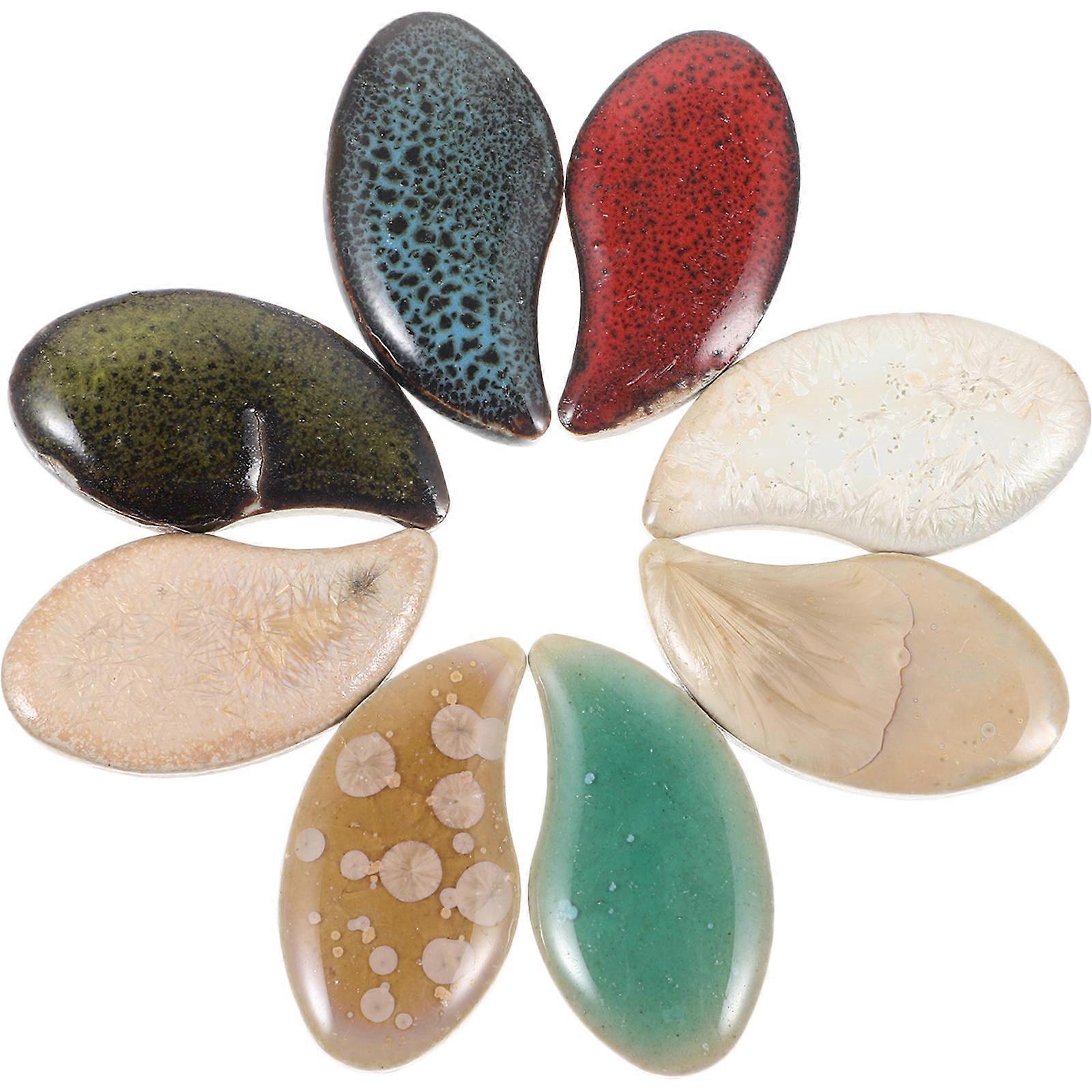 Irregular Ceramic Mosaic Tiles Set for DIY Crafts, Flowerpot Decoration, Art Projects, and Home Decor – Durable & Smooth Surface