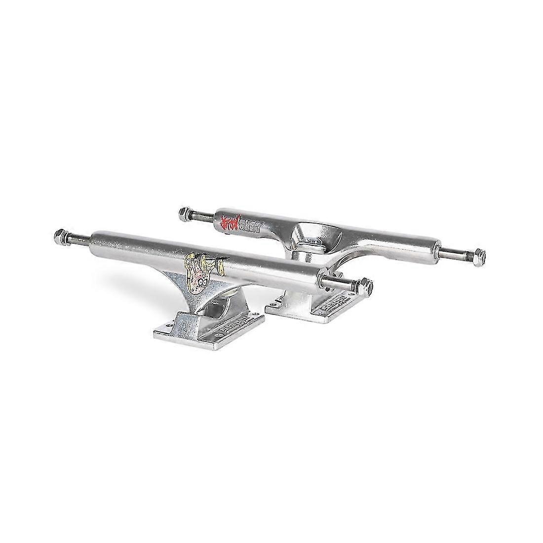 スラッピーST1カーブキラー10インチスケートボードトラック(ペア)-ポリッシュ仕上げ