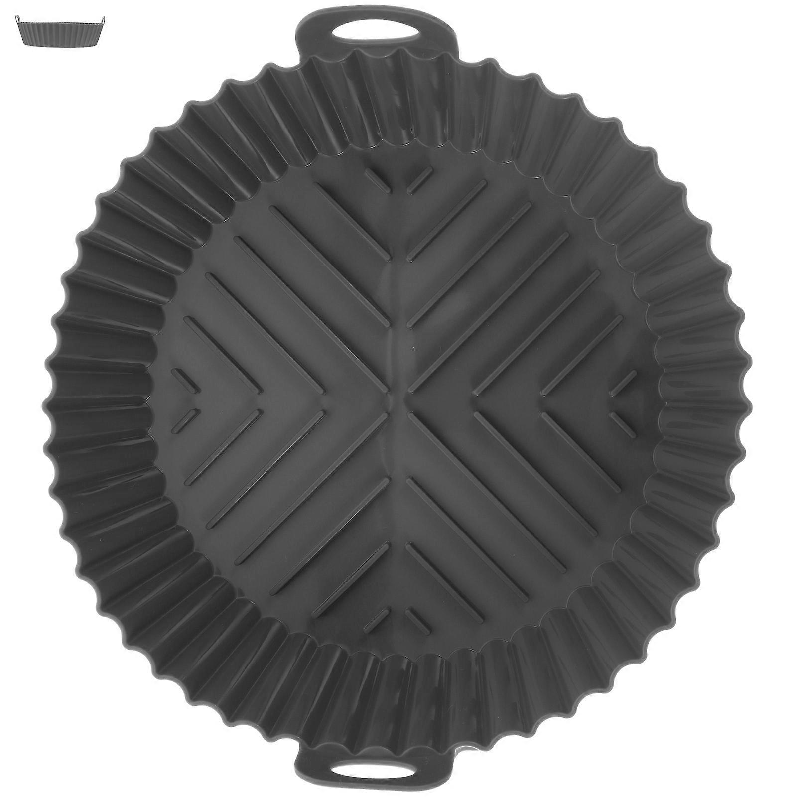 Heatproof Mat For Air Fryer Premium Silicone Non-stick Removal 1Pcs