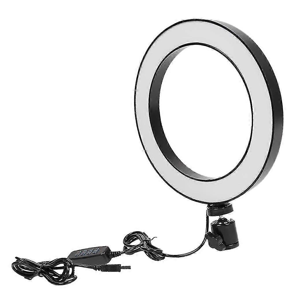 8 INCH Dimmable LED Selfie Ring Light 3500-5500k With USB Plug