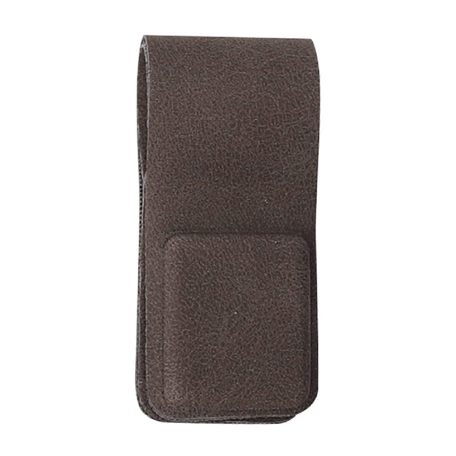 Leather Cable Binder, Dark Gray Cable Organizer for USB and Headphone Cables, Durable Cable Management Solution