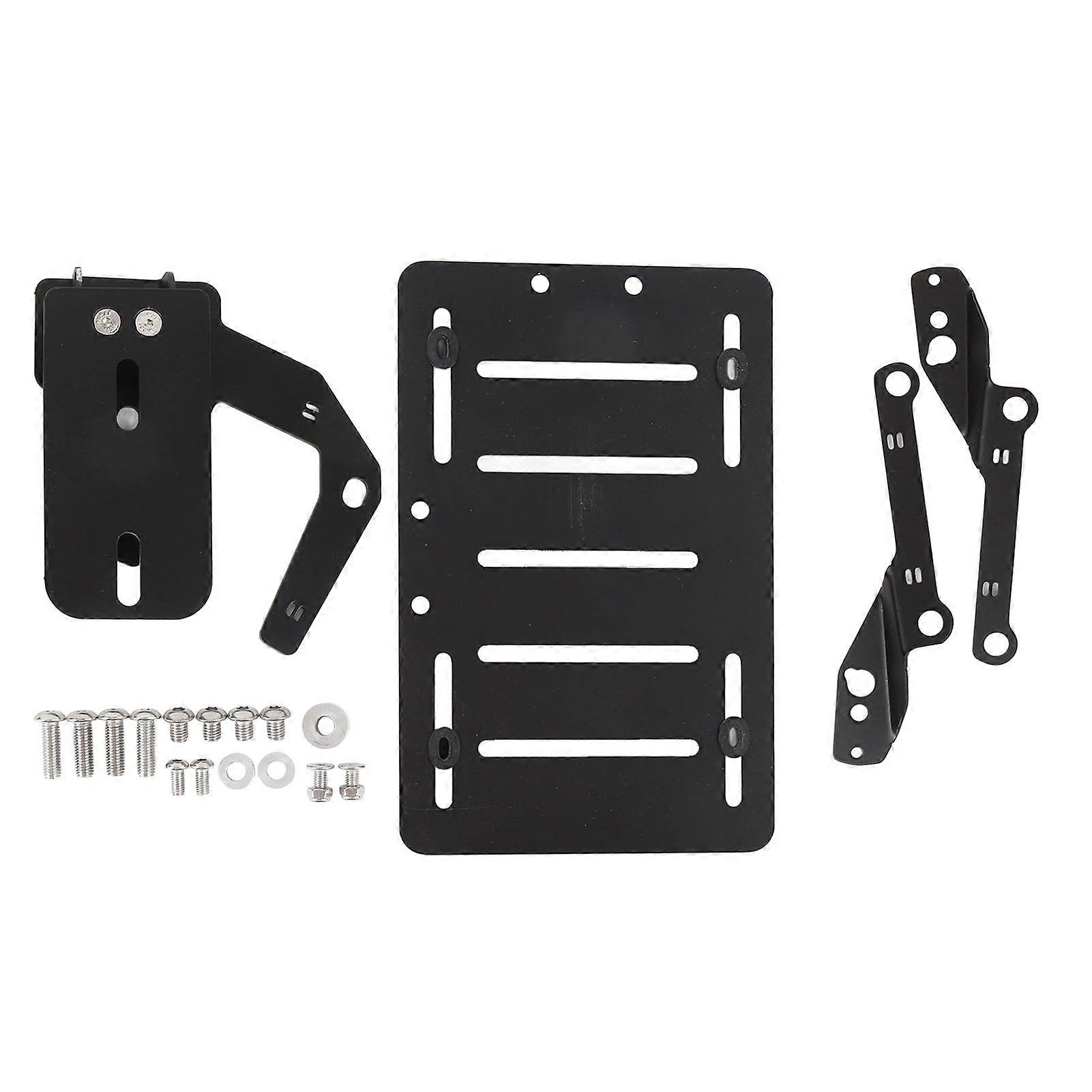 Motorcycle Side License Plate Bracket Anti Vibration Side Mount License Plate Holder Replacement for Indian FTR1200 2019~2024 MK76769