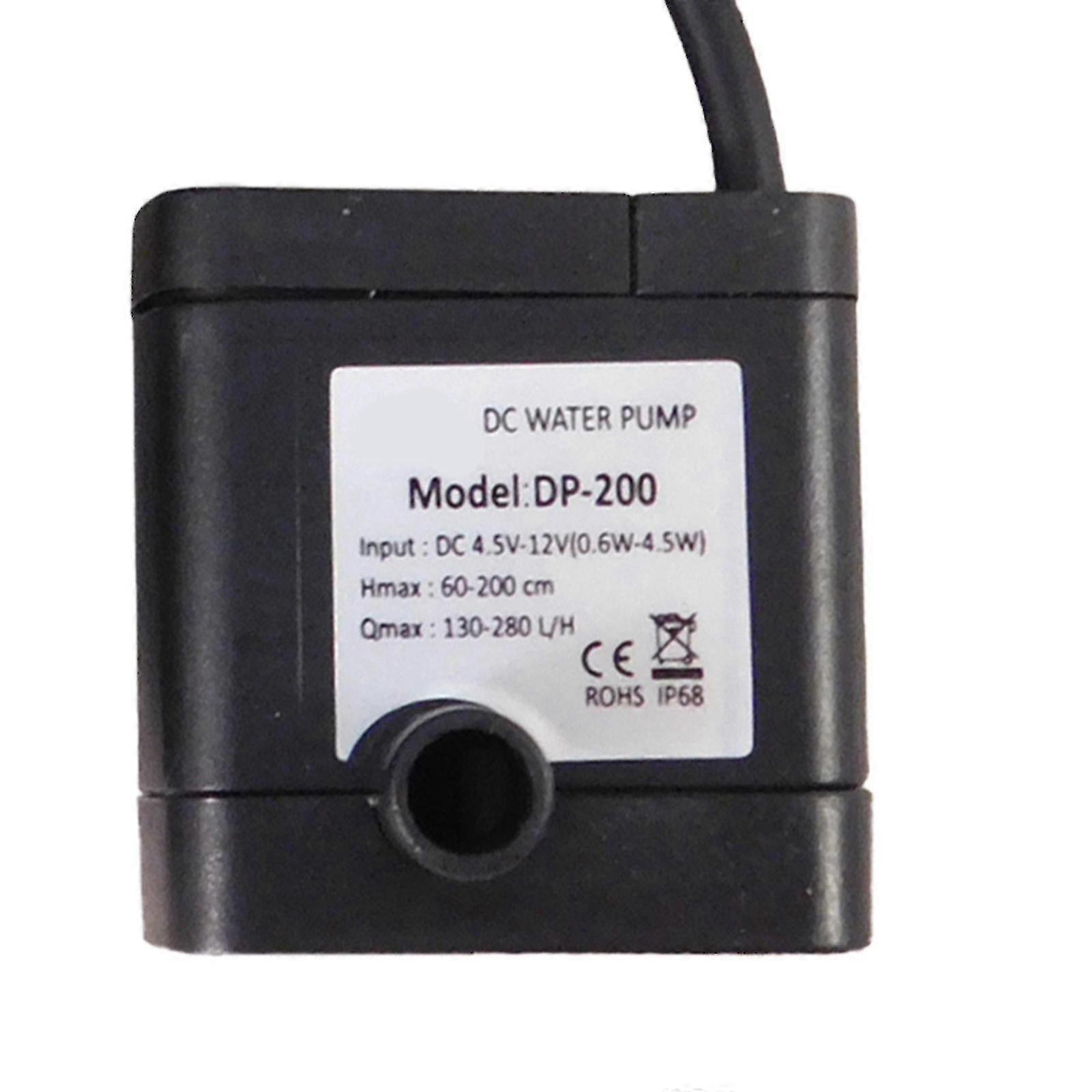 Mini Auto Water Top Off Spare Pump with 1/2 Float Switch for Aquariums