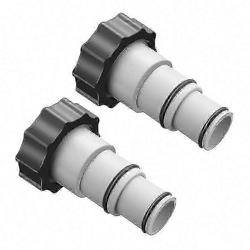 2PCS Pool Hose Adapter, Intex Pool Hose Adapter, Pool Pump Hose Fitting, Swimming Pool Hose Connector