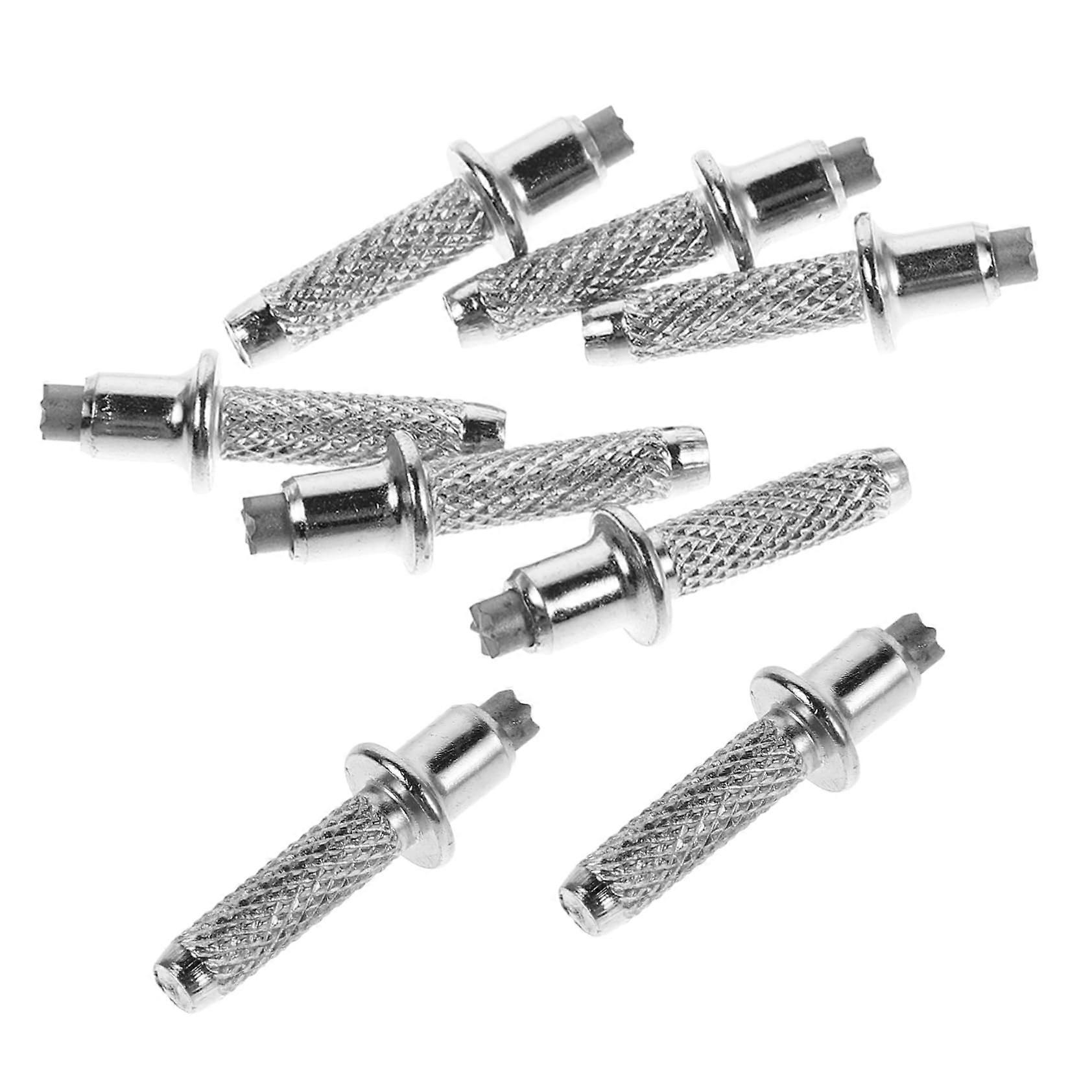 Trekking Pole Tips - 8 Pack, Tungsten Steel, Replaceable Hiking Tips for Maximum Grip on Rocky Terrain