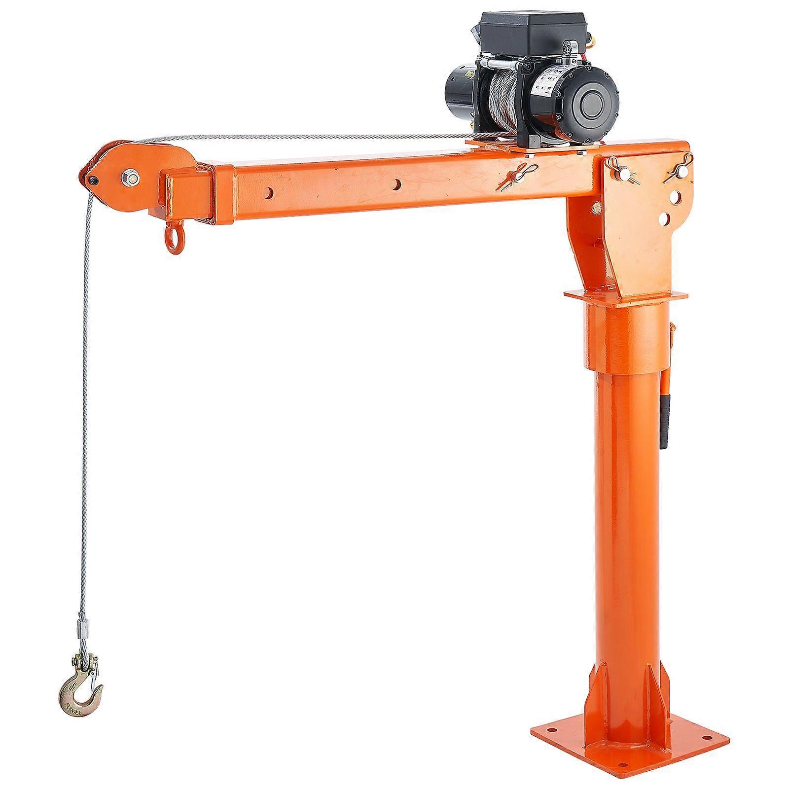 Elektrický pick-up jeřáb, 2200 lbs, skládací nákladní jeřáb s elektrickým navijákem 6000 lbs, ocelový pick-up Jib Crane Hoist 360 Swivel pro