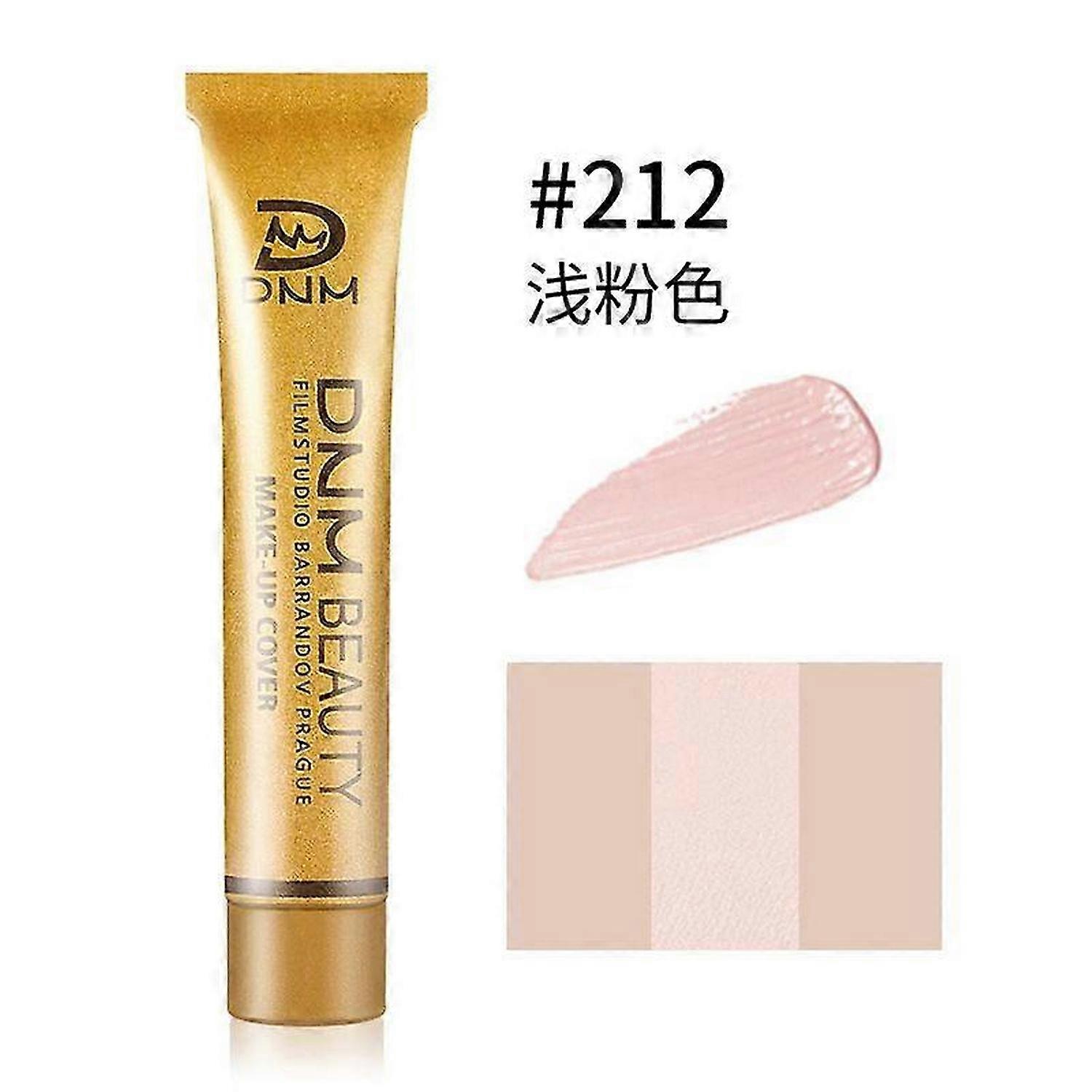 Concealer Foundation Cream, Waterproof, Full Coverage of Dark Circles, Wrinkles, Fine Lines and Blemishes, Suitable for All-day Makeup, Cover Acne Mar