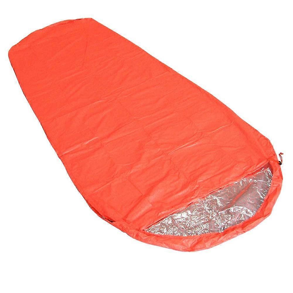 Sleeping Bag Outdoor Camping Adventure Emergency Rescue Blanket Camping Heat Reflection Insulation Sleeping Bag Style 2 (Color: Style 2)