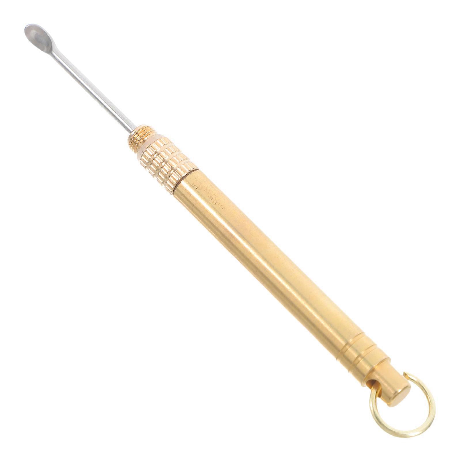 Here's a refined and professional product description based on your input:
**Portable Titanium Alloy Ear Wax Removal Tool – Reusable Ear Cleaner
