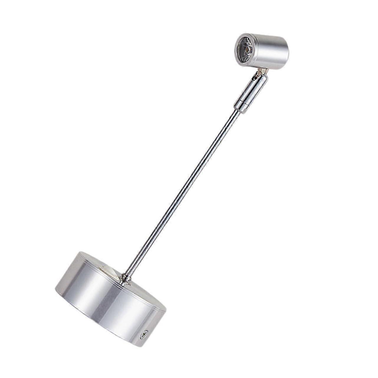 Shop Window Headlight Accent Beam Under Cabinet Interior Display Showcase LED Light With Switch Silver Aluminium