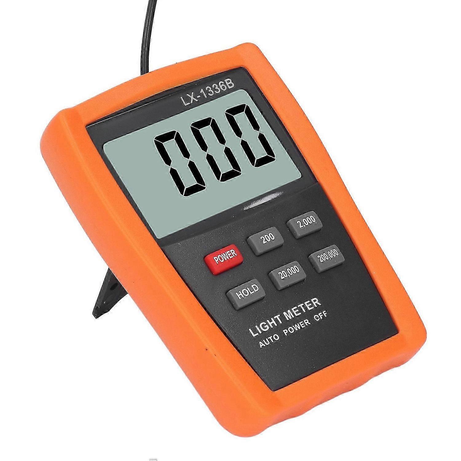LCD Digital Display Illuminance Light Meter Auto Power Off Illuminometer Photometer