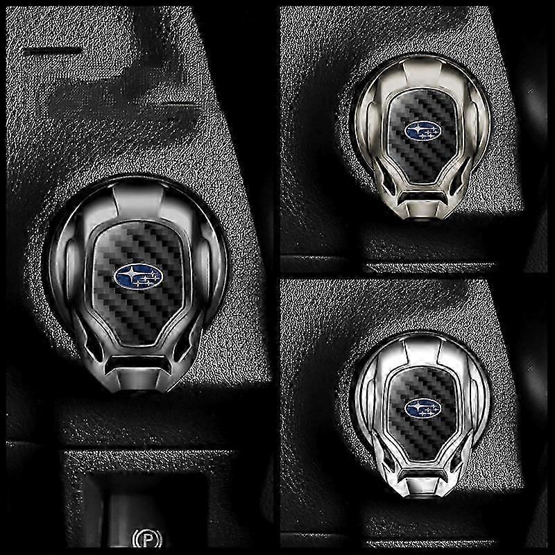 1 item Apply to Subaru Engine Start Stop Button Cover Push Start Button Cover Ignition Decoration Protective Cover Universal Button,QWER413