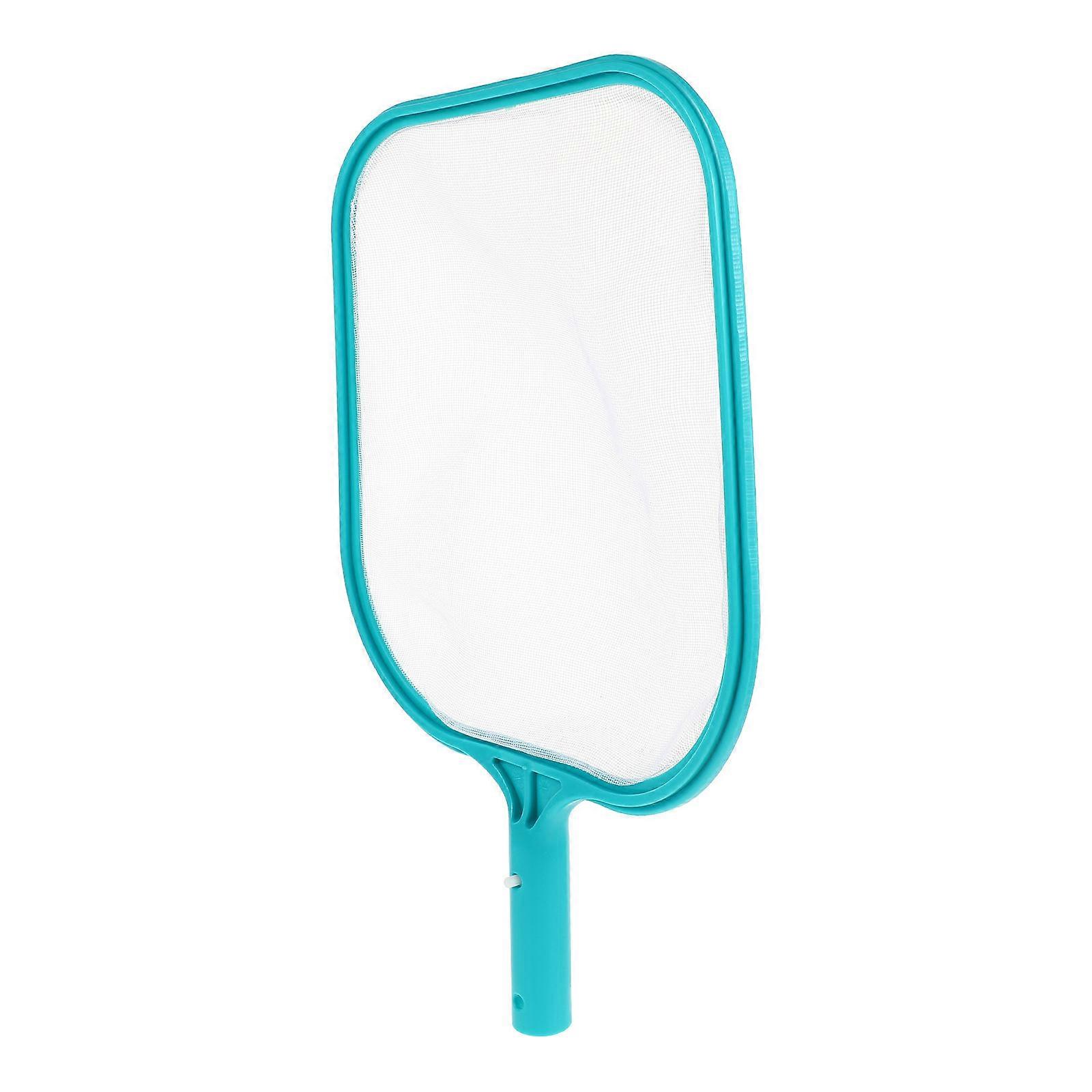 Portable Swimming Pool Scoop Net for Cleaning Pools Made of Aluminum and PVC with Fine Mesh Green