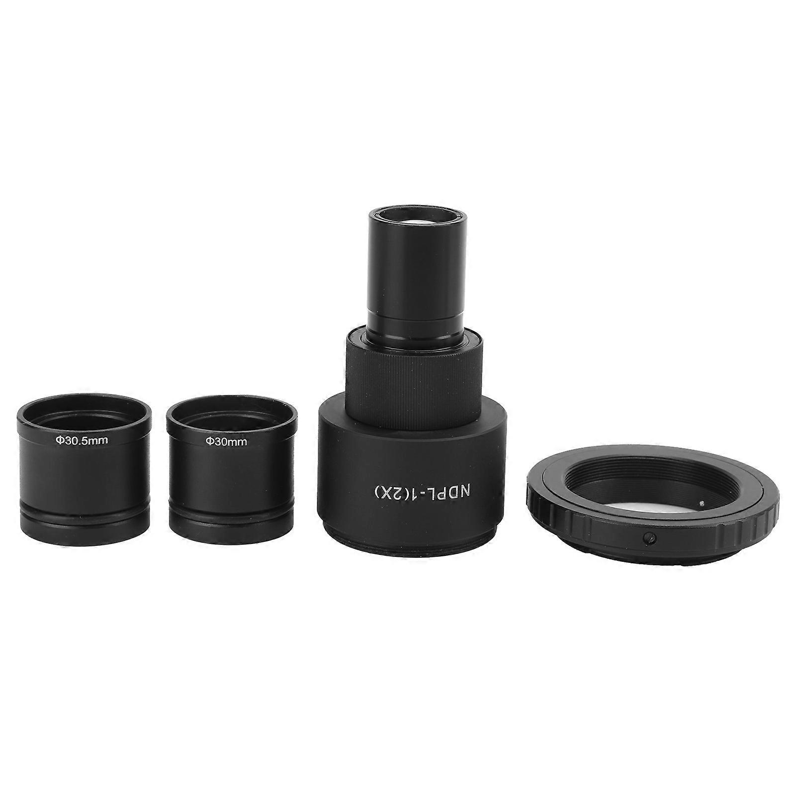 Microscope Lens Mirrorless Digital Camera Mount Adapter Ring 2X Microscope Accessory