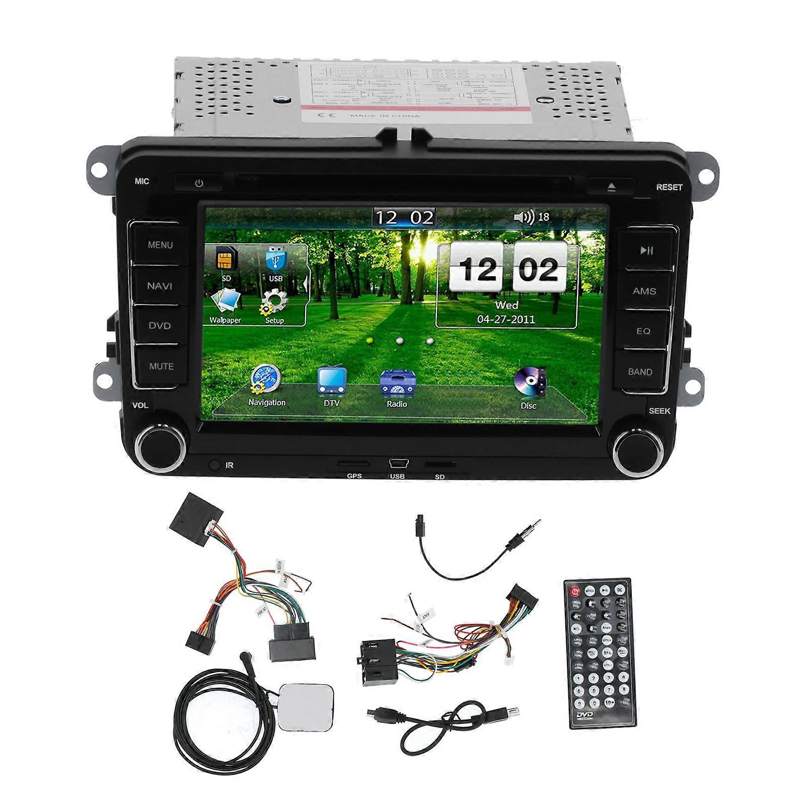 2DIN 7in Car DVD Player GPS Navigation Touch Screen Fit for Seat Altea/Toledo/Leon ab/Altea XL ab/Alhambra ab