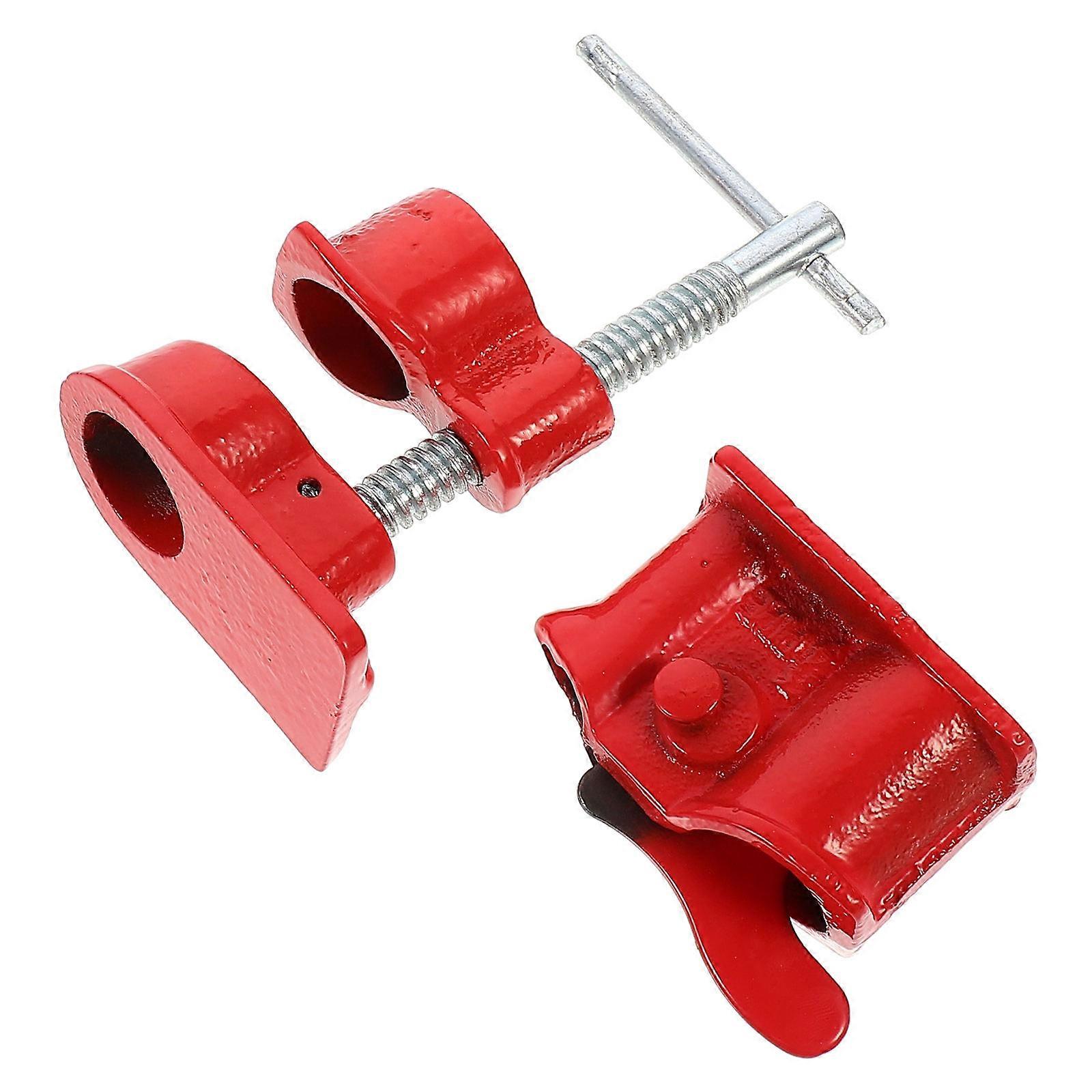 Woodworking C-Clamp Water Pipe Fixing Clip High Temperature Quenching 14X8.5X4CM 1Set