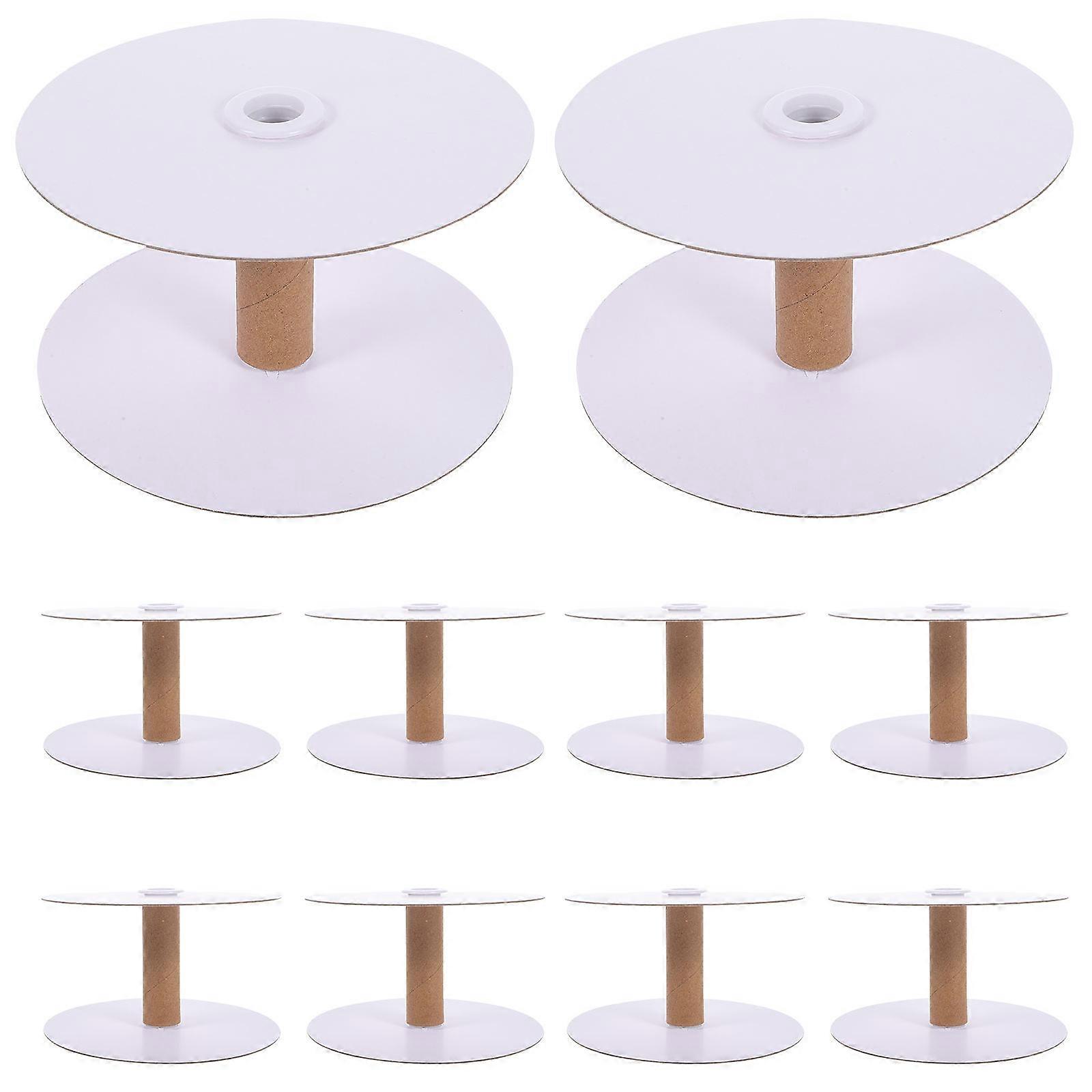 Sewing Spools Thread Spools for Embroidery Making Craft Tools Square Shape Prevent Yarn Entanglement 10Pcs
