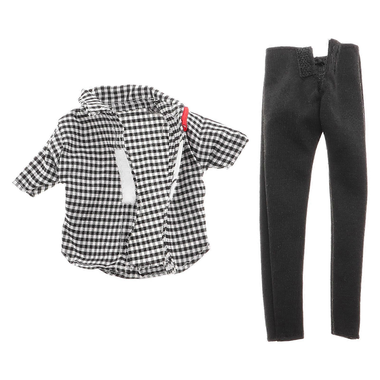 Action Figures Clothes Set For 30cm Dolls With Casual Pants For Baby Dolls And Bjd Dolls Craftsmanship 1Set