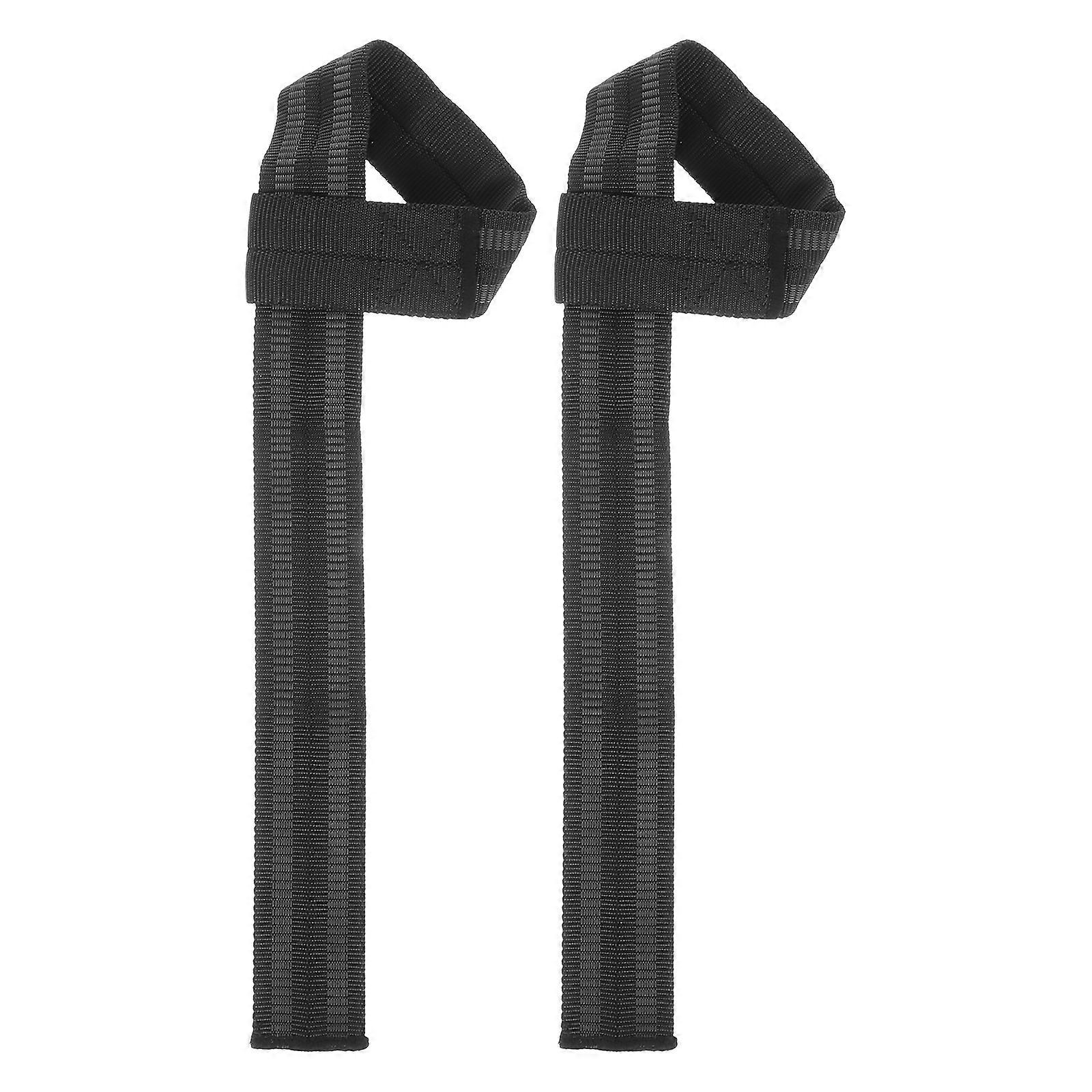 Wrist Straps for Sports Use Made of Polyester Lightweight and Breathable Black Color Fits for Home Fitness 2pcs