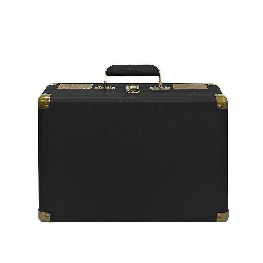 SDRD Wooden Box Karaoke Machine with Wireless Dual Mics