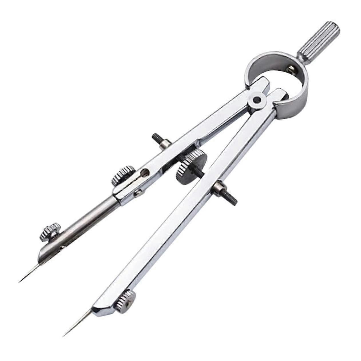 Portable Leather Compass for Precise Drawing in School and Metalworking, Ideal Tool for Artists and Mathematicians