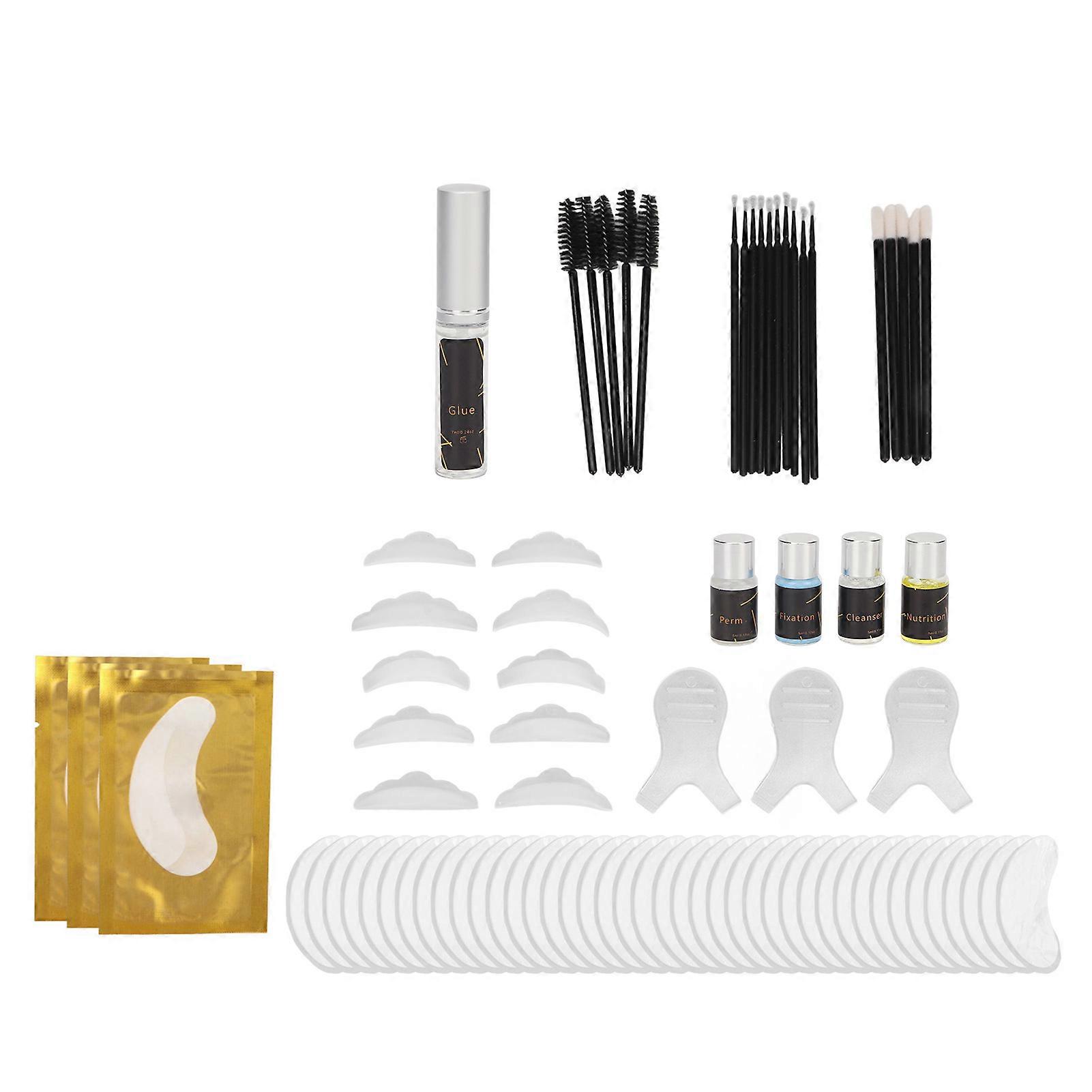 Lash Brow Perming Kit Long Lasting Skin Friendly EyeLash Curling Lifting Kit for Salon Home Use
