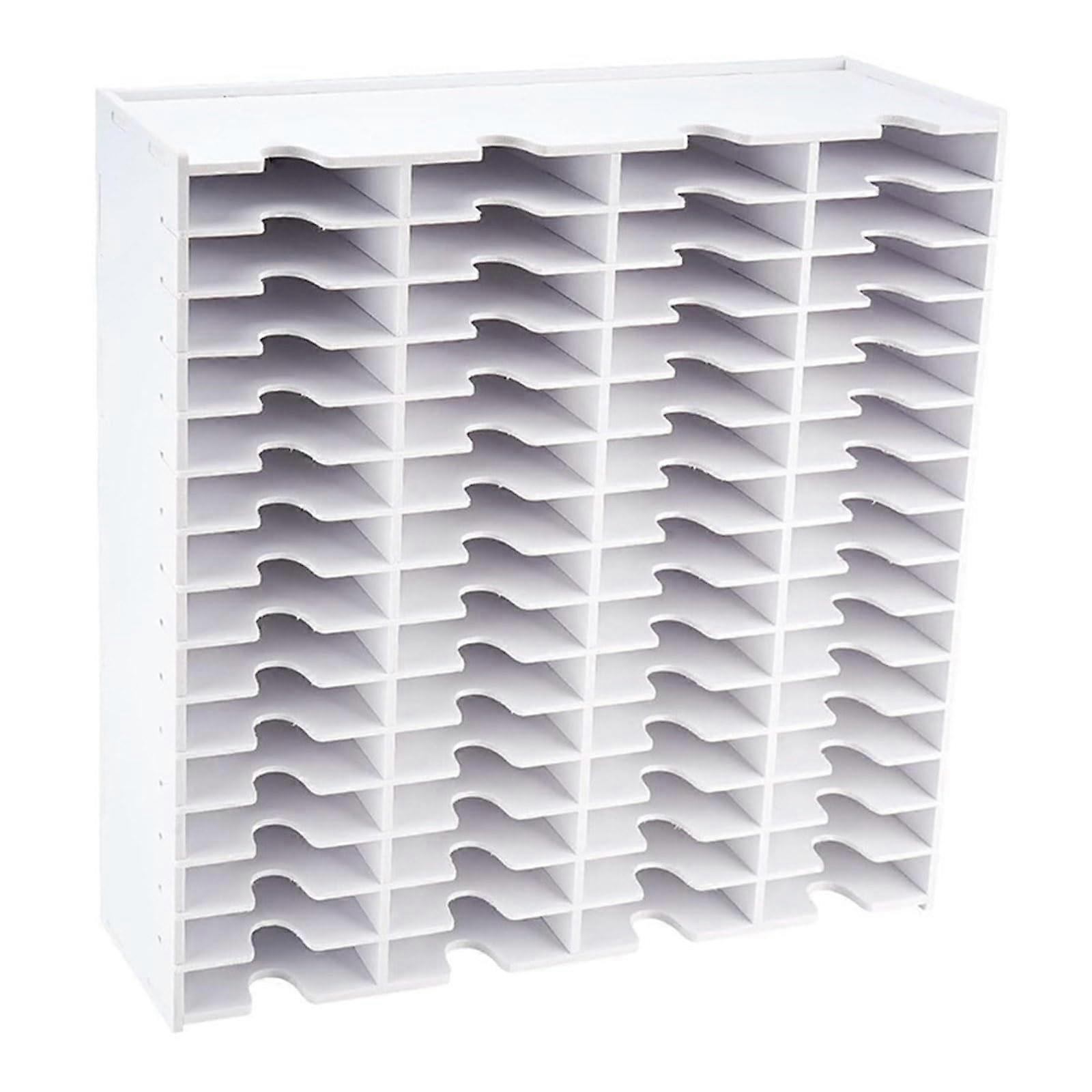 Storage Boxes 18/36/51/60 Compartments, Ink Pad Organiser, Wall Mounted Craft Rack For Ink Pads And Work Areas