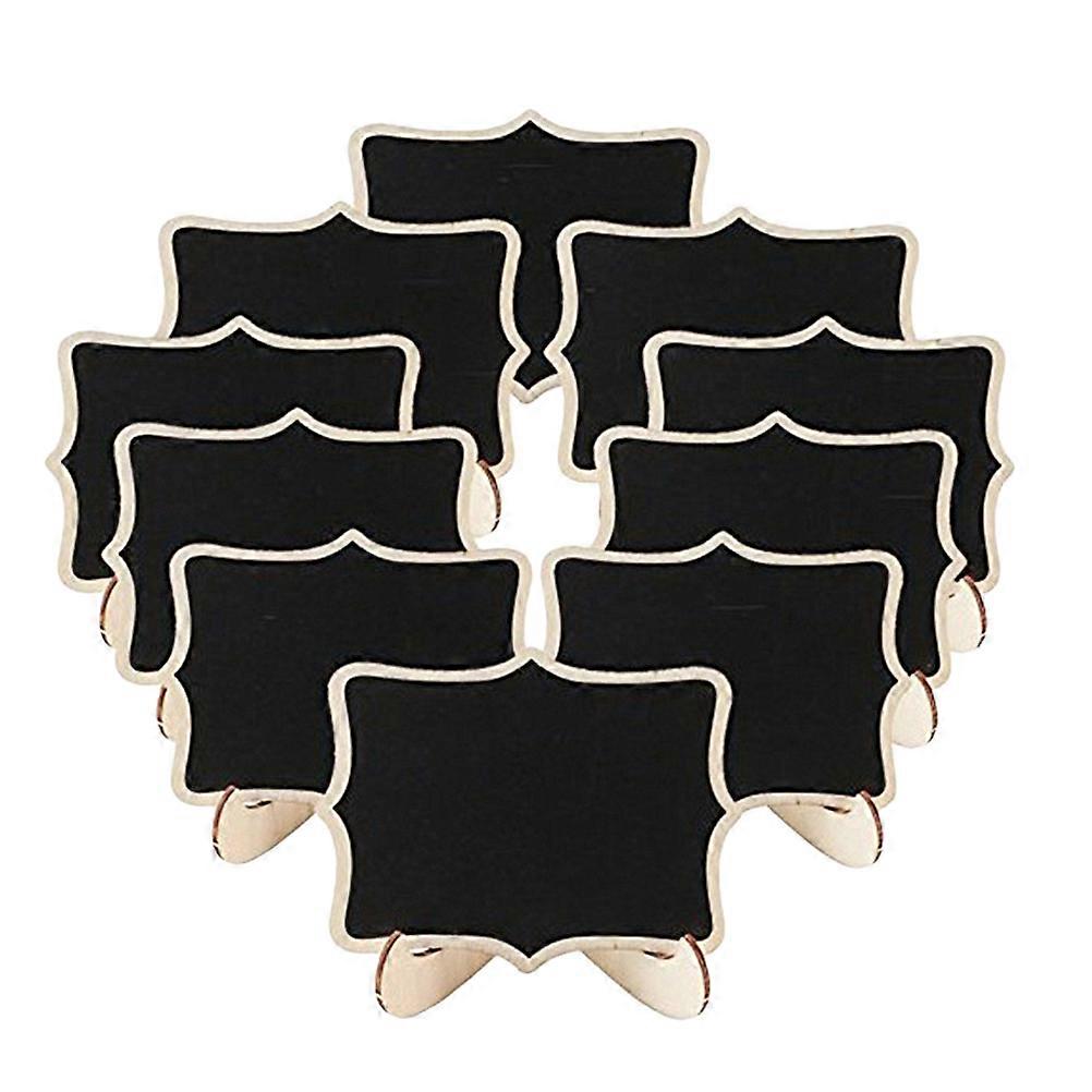 Small Chalk Boards with 's Parties and Shop Use 12Pcs Black Embellishments