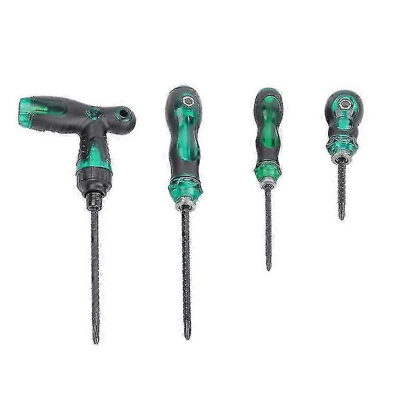 4pcs Ratchet Screwdrivers