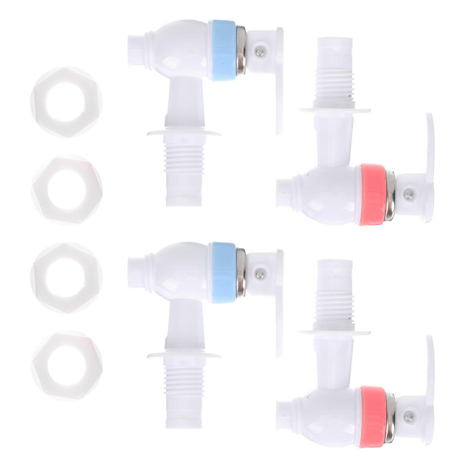Water Cooler Faucet Replacement Sets for Hot Cold Dispensers Leakproof Durable Taps Compatible with Various Purifier Models