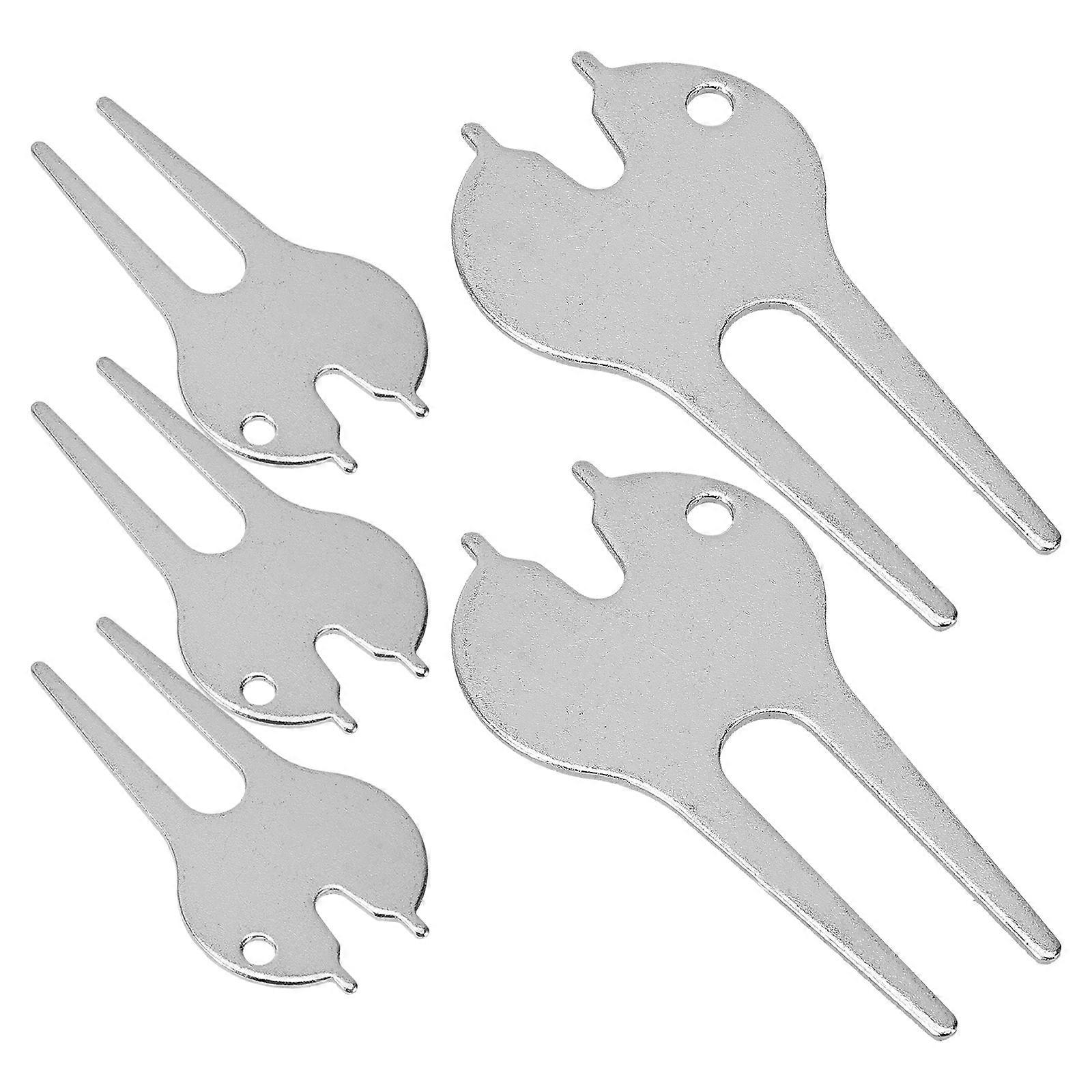 5Pcs Golf Divot Tool Professional Repair Fork Portable for Golf Training