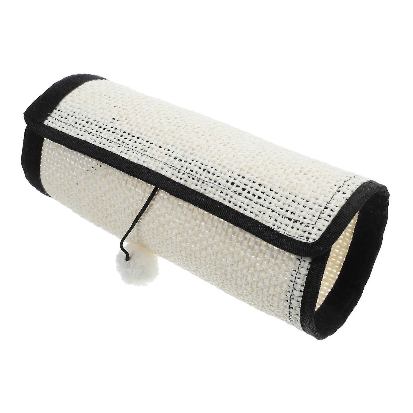 Sisal Cat Scratching Mat Stylish Scratching Pad for Furniture and Couch Protection for Cats Design for Stapled Style