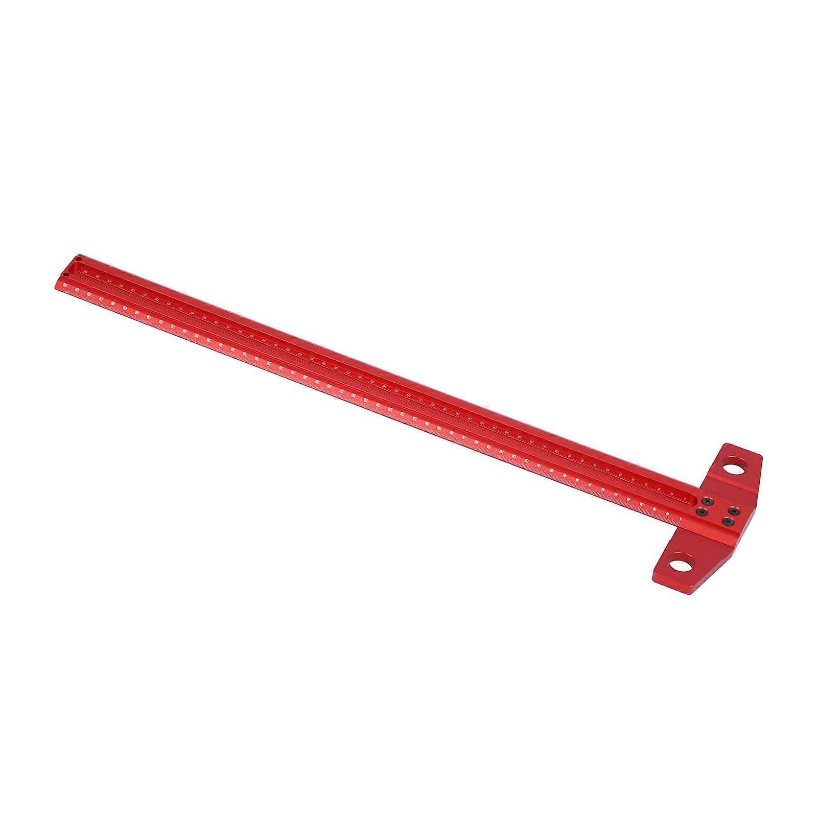Ttype square ruler right angle scriber aluminum marking gauge for glass wood processing (500 mm) 3
