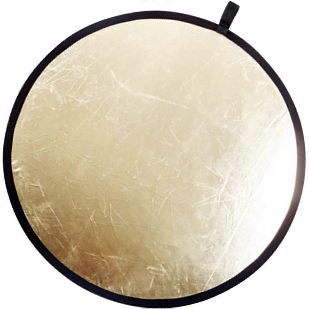 Golden Portable Photography Reflector Made of Nylon for Studio and Home Supplies Use 42.0 Inches