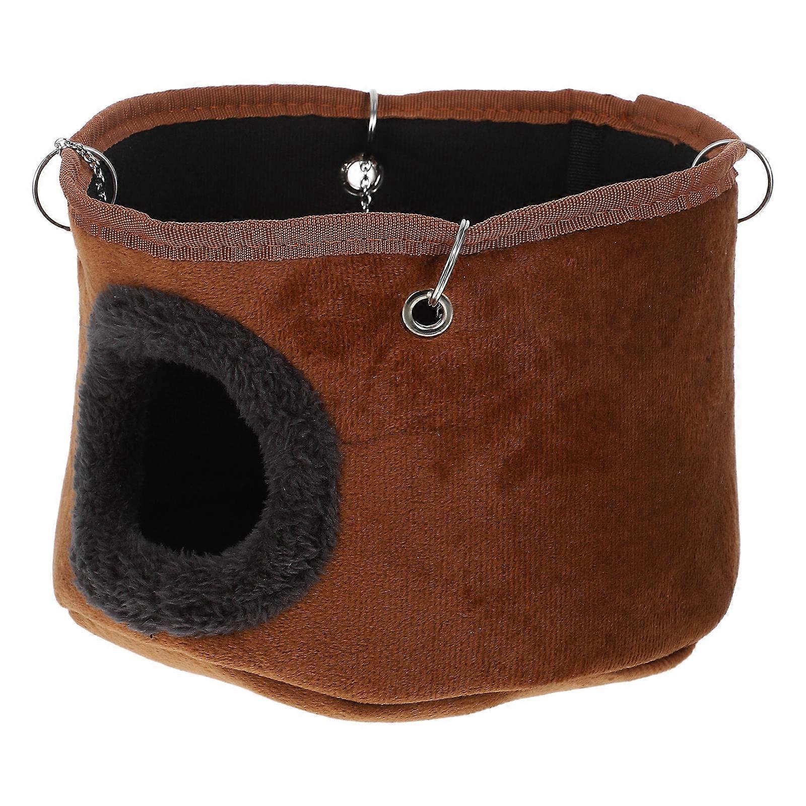 Rat Hammocks Pet Cage Hammock Cozy Small Pet Nest Warm Hanging 20.00X20.00X14.00cm Resting Spot 1Pc
