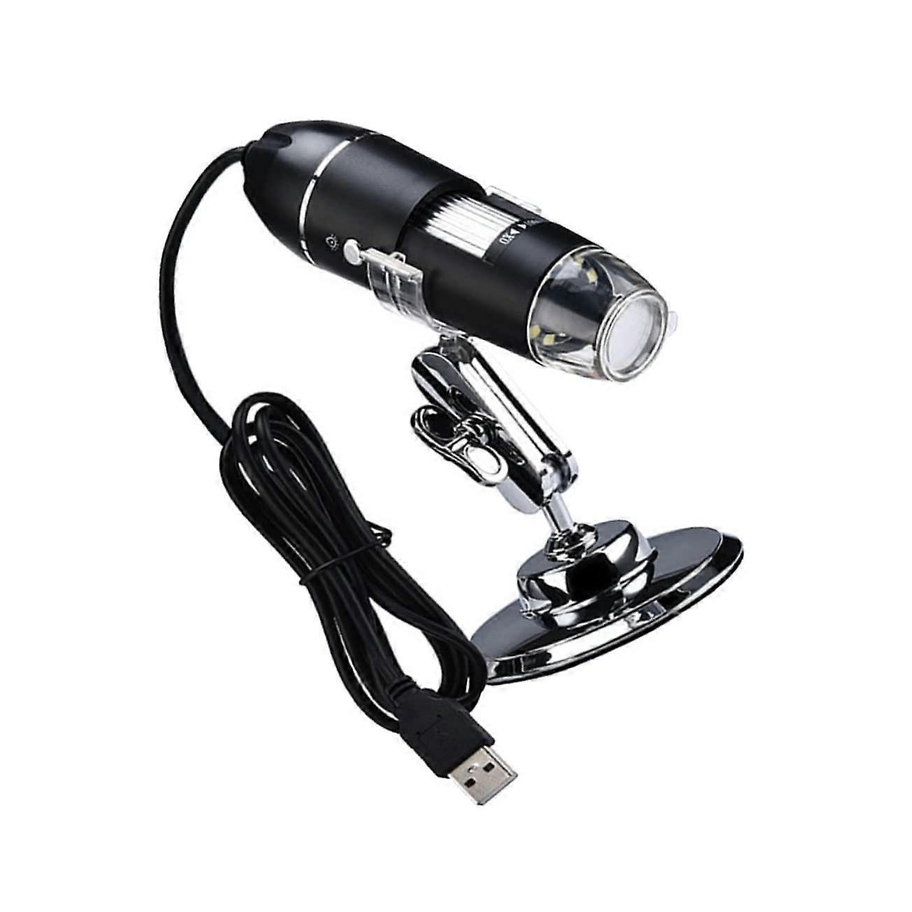 Household Microscope USB Microscope Wireless WLAN Portable Microscope For Mobile Phone ABS Black