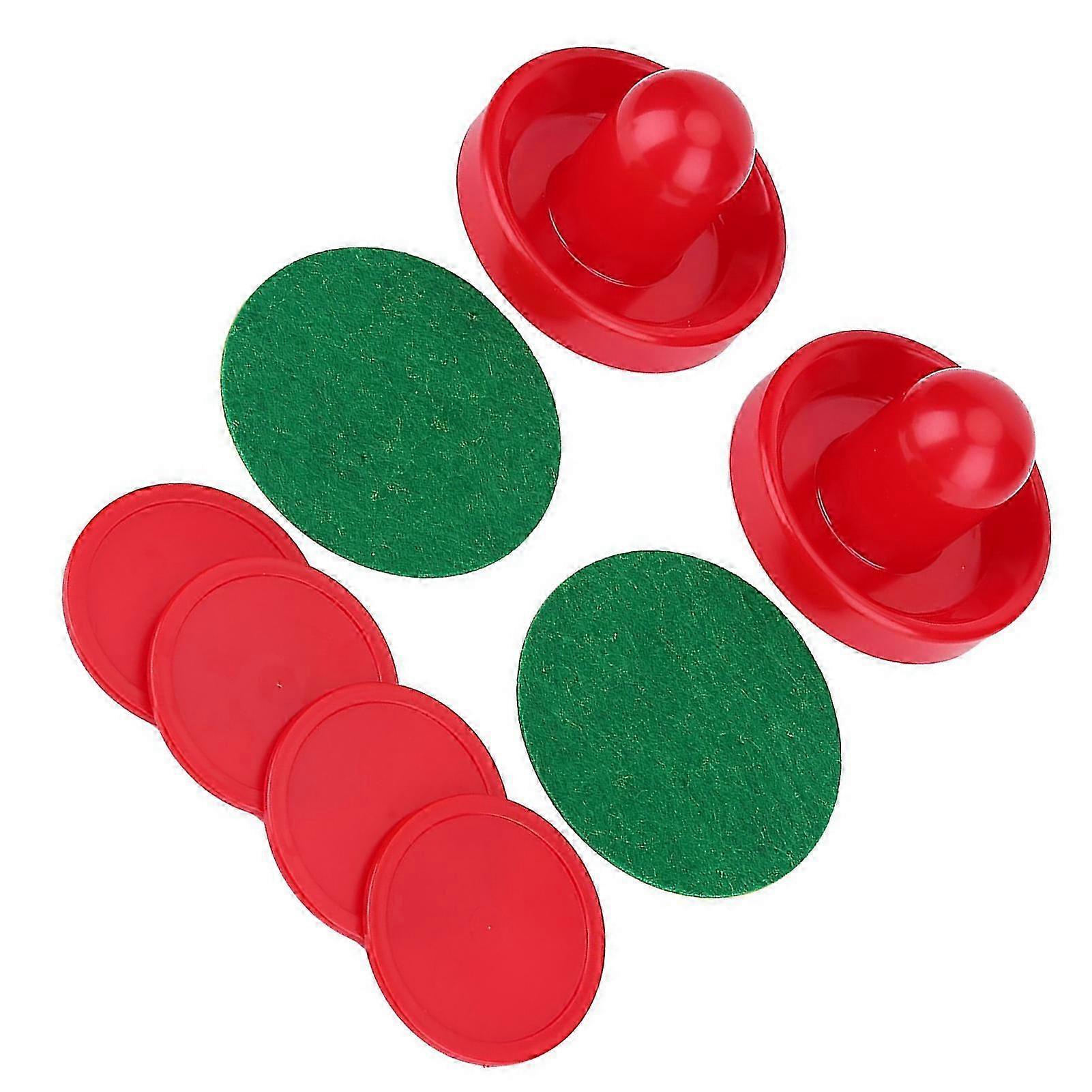 Plastic Lightweight Goalies Ice Hockey Pushers Pucks Set Replacement for Tables Game (M) SZRH A-W