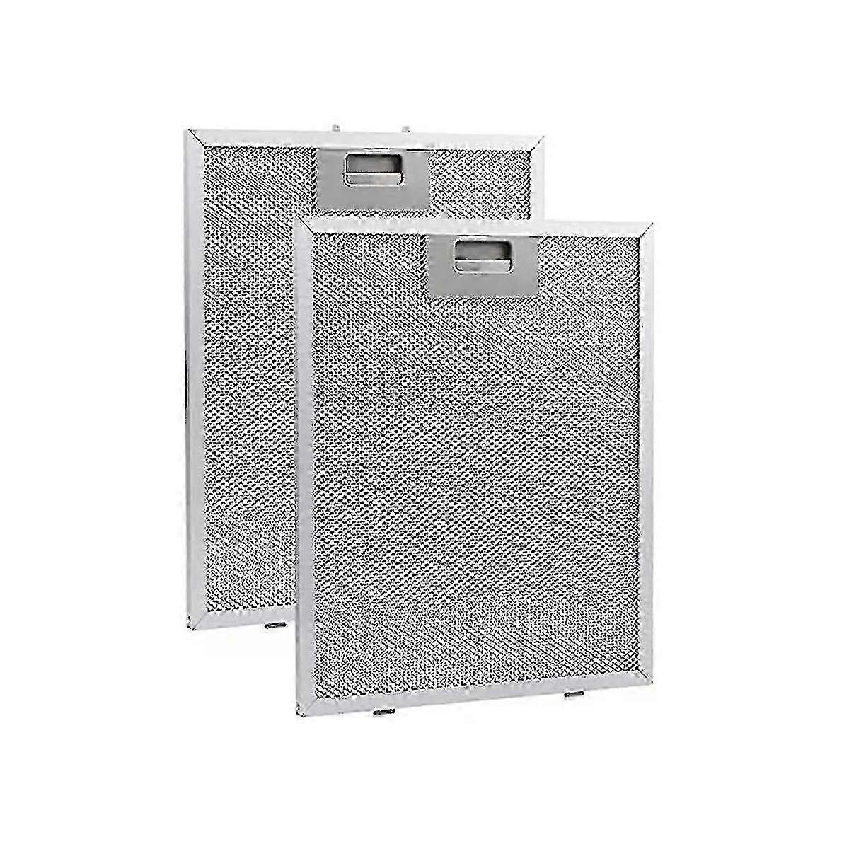 2025 Range Hood Filter 2-Pack - Grease Filter for Kitchen Extractor Ventilation, Aluminum Mesh Replacement