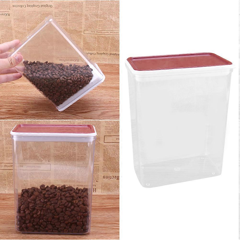 Transparent PC Food Storage Container for Kitchen Use Airtight Leakproof Dry Food Container Safe for Cereal Snacks 7.87 Inches