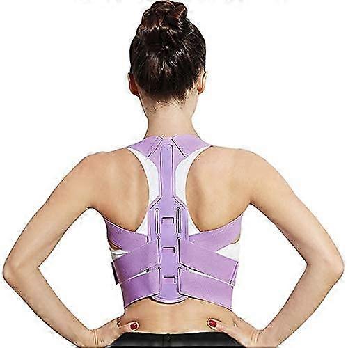 Posture Corrector Brace Support Belt Adjustable Back Posture Corrector (Blue, Small)