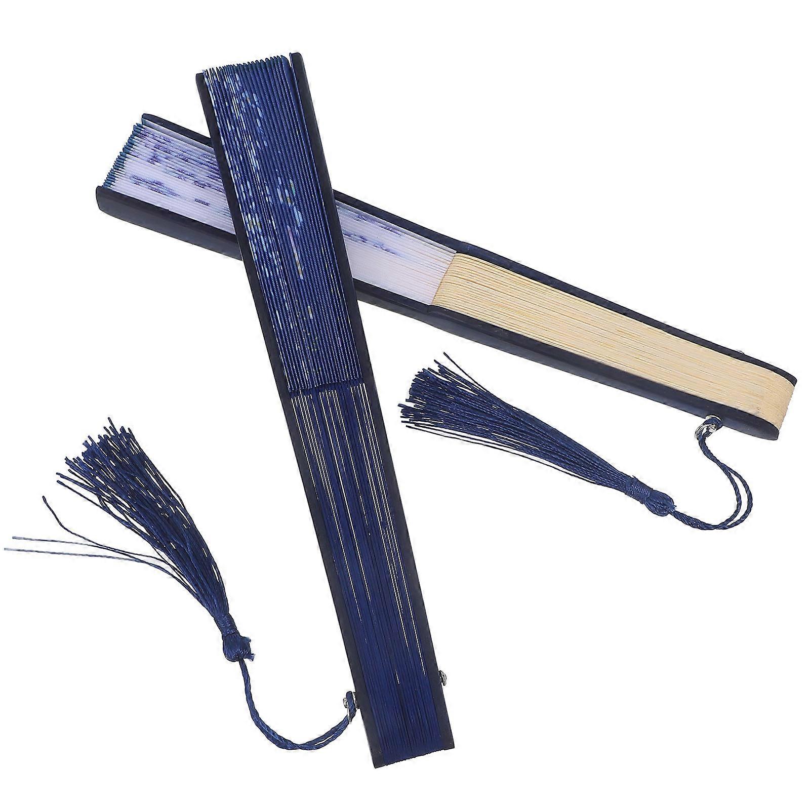 Here's a refined and appealing product description for your **2pcs Vintage Chinese Style Handheld Fan**:
### 🌸 2pcs Vintage Chinese Style